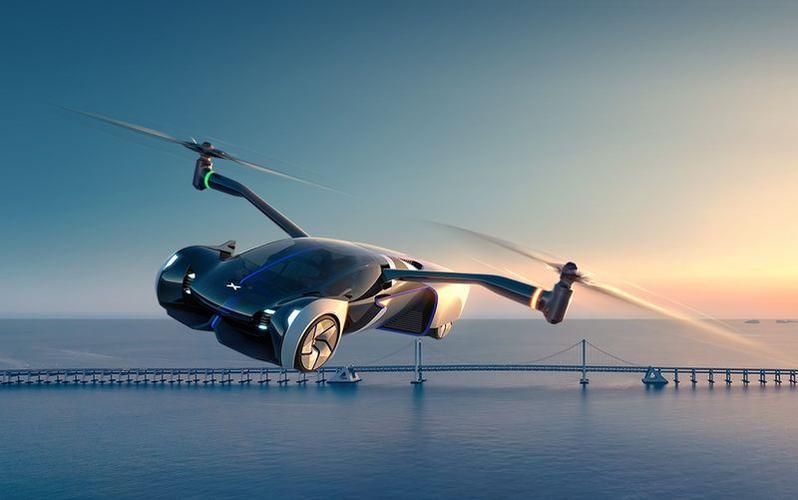 科技日"上首次公开正在研发的新型交通工具——飞行汽车,该产品采用陆